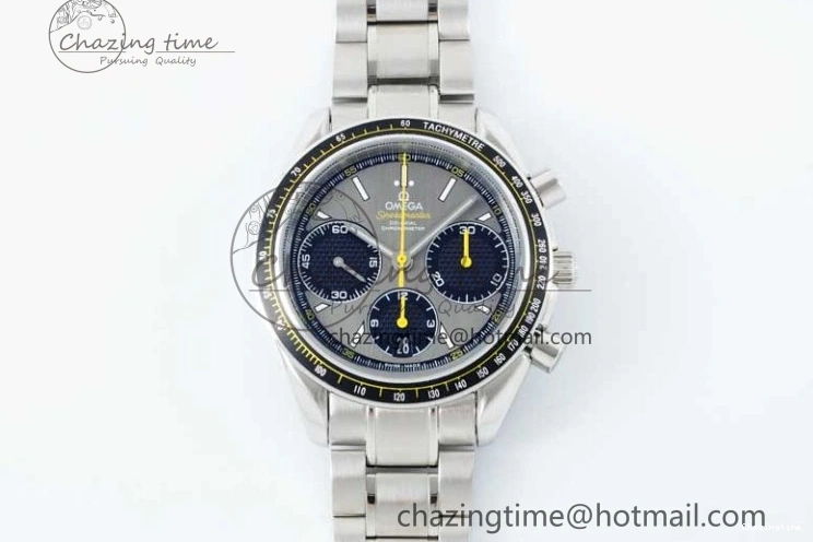 0215 Speedmaster Racing Master SS HKF Best Edition Gray Black Dial on SS Bracelet A Sustainable 7805